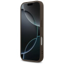 Kryt Guess 4G Triangle Strass MagSafe iPhone 17 Pro - hnědý