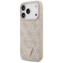 Kryt Guess 4G TRIANGLE STRASS pro iPhone 17 Pro - růžová