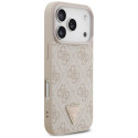 Kryt Guess 4G TRIANGLE STRASS pro iPhone 17 Pro - růžová