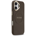 Kryt Guess Peony Hot Stamp MagSafe iPhone 17 - hnědá