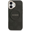 Kryt Guess PEONY Hot Stamp MagSafe iPhone 17 černý