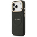 Kryt Guess Peony Hot Stamp MagSafe iPhone 17 Pro černý