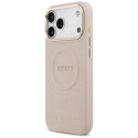 Kryt Guess PEONY HOT STAMP MagSafe iPhone 17 Pro Max pink