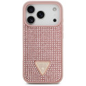 Kryt Guess Rhinestone Triangle iPhone 17 Pro - pink