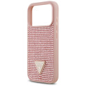 Kryt Guess Rhinestone Triangle iPhone 17 Pro - pink