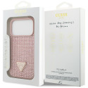Kryt Guess Rhinestone Triangle iPhone 17 Pro - pink