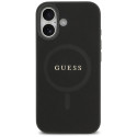 Kryt Guess Saffiano Classic Logo MagSafe pro iPhone 17 - černý