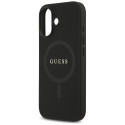 Kryt Guess Saffiano Classic Logo MagSafe pro iPhone 17 - černý