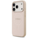 Kryt Guess SAFFIANO CLASSIC MagSafe iPhone 17 Pro - růžová