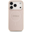 Kryt Guess SAFFIANO CLASSIC MagSafe iPhone 17 Pro - růžová