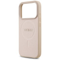 Kryt Guess SAFFIANO CLASSIC MagSafe iPhone 17 Pro - růžová
