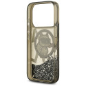 Kryt Karl Lagerfeld CHOUPETTE Liquid Glitter Logo pro iPhone 17 Pro -
