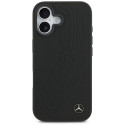 Kryt Mercedes MagSafe Leather Laurel Leaves iPhone 17 černý