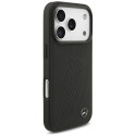 Pouzdro Mercedes Leather Laurel Leaves Magsafe iPhone 17 Pro - černé