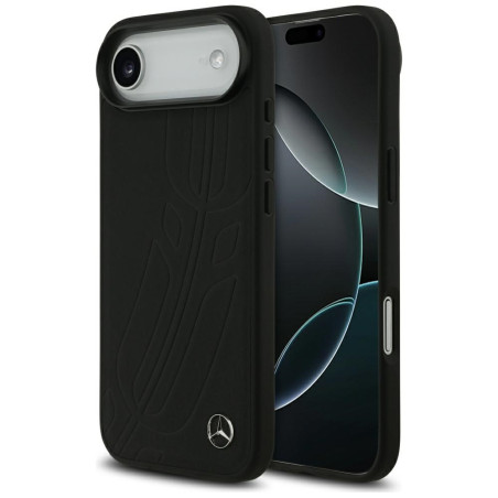 Pouzdro Mercedes LAUREL LEAVES MagSafe pro iPhone Air černé