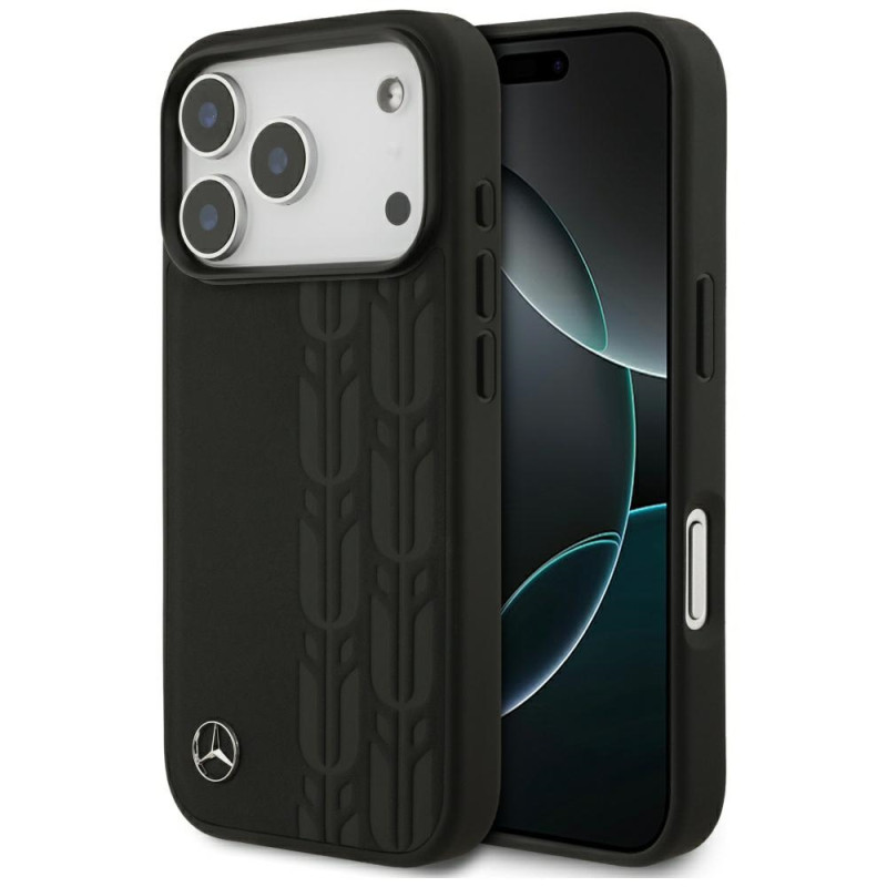 Kryt Mercedes LAUREL pro iPhone 17 Pro - černý