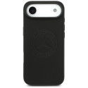Kryt Mercedes Leather Vintage Logo MagSafe pro iPhone Air – černý