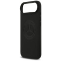 Kryt Mercedes Leather Vintage Logo MagSafe pro iPhone Air – černý