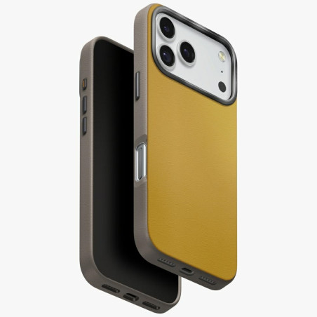 Kryt UNIQ pro iPhone 17 Pro - žlutá/šedá