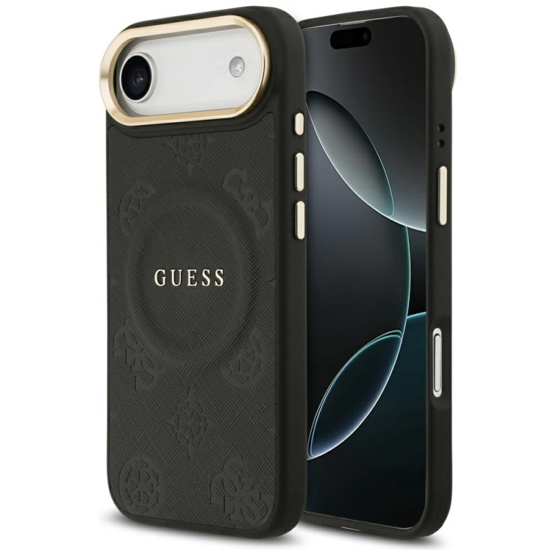 Kryt Guess PEONY HOT STAMP pro iPhone Air - černý