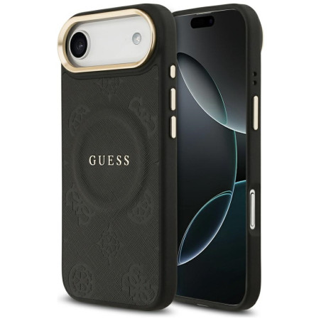 Kryt Guess PEONY HOT STAMP pro iPhone Air - černý