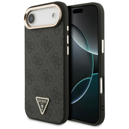 Kryt Guess 4G Triangle Logo MagSafe pro iPhone Air - černá/zlatá