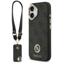 Kryt Guess 4G STRASS LOGO pro iPhone 17 - černý