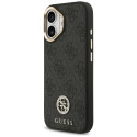Kryt Guess 4G STRASS LOGO pro iPhone 17 - černý