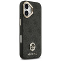 Kryt Guess 4G STRASS LOGO pro iPhone 17 - černý