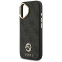 Kryt Guess 4G STRASS LOGO pro iPhone 17 - černý