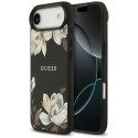 Kryt Guess Grained Flowers Classic LOGO pro iPhone Air - černý