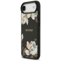 Kryt Guess Grained Flowers Classic LOGO pro iPhone Air - černý