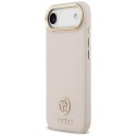 Kryt Guess Grained STRASS pro iPhone Air - pink