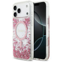 Kryt Guess RESIN Bottom Glitter MagSafe iPhone 17 Pro Max - pink