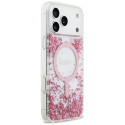 Kryt Guess RESIN Bottom Glitter MagSafe iPhone 17 Pro Max - pink