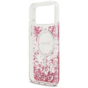 Kryt Guess RESIN Bottom Glitter MagSafe iPhone 17 Pro Max - pink