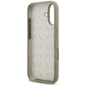 Kryt Guess SILICONE Big 4G Script pro iPhone 17 - hnědá