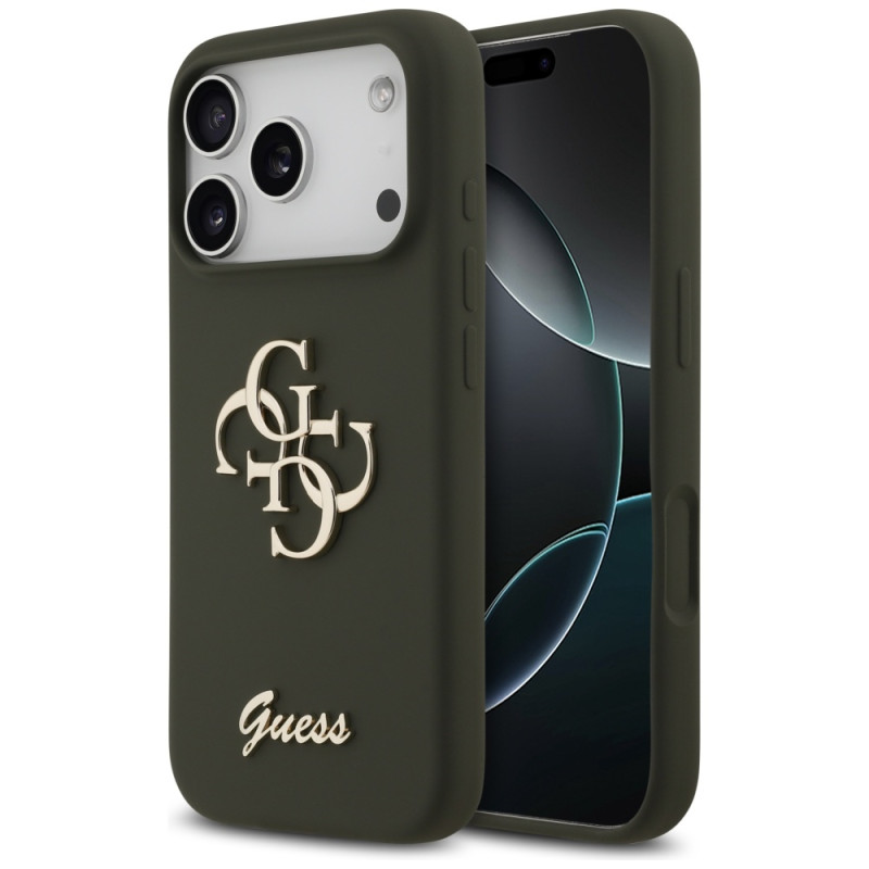 Kryt Guess Big 4G Script pro iPhone 17 Pro - zelený