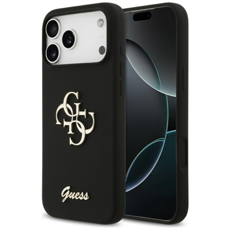 Kryt Guess BIG 4G Script pro iPhone 17 Pro Max - černý