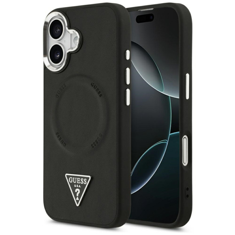 Kryt Guess TRiangle Logo pro iPhone 17 - černý