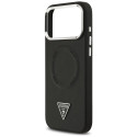 Kryt Guess TRIANGLE Logo MagSafe pro iPhone 17 Pro - černý