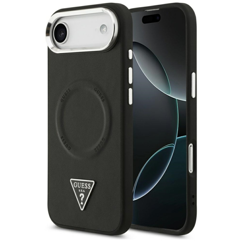 Kryt Guess Triangle Logo MagSafe pro iPhone Air - černý