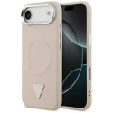Kryt Guess Triangle Logo MagSafe iPhone Air - růžový