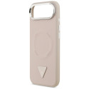 Kryt Guess Triangle Logo MagSafe iPhone Air - růžový
