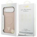 Kryt Guess Triangle Logo MagSafe iPhone Air - růžový