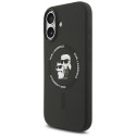 Kryt Karl Lagerfeld KARL&CHOU PETTE pro iPhone 17 - černý