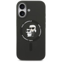 Kryt Karl Lagerfeld KARL&CHOU PETTE pro iPhone 17 - černý