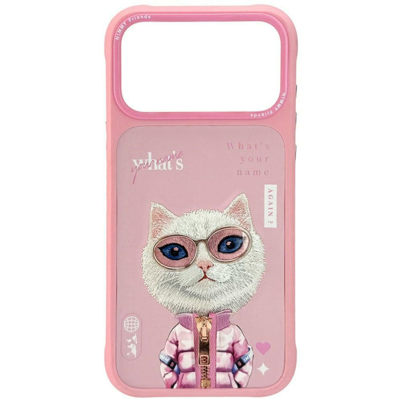 Kryt Nimmy NIMMY COOL&CUte 2.0 pro iPhone 17 Pro Max - růžová