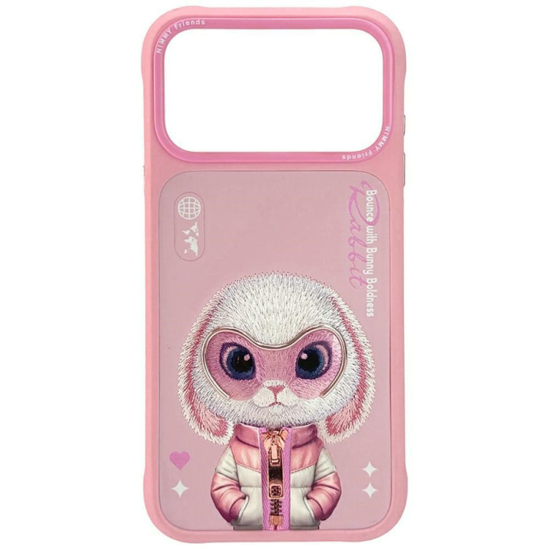 Kryt Nimmy NIMMY COOL&CUTE 2.0 pro iPhone 17 Pro Max - růžová