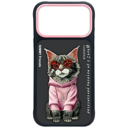 Kryt Nimmy COOL CAT CASE pro iPhone 17 Pro Max - černá